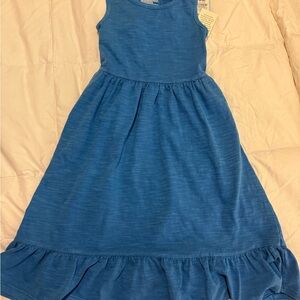 Cat & Jack Blue Casual Sleeveless Maxi Dress